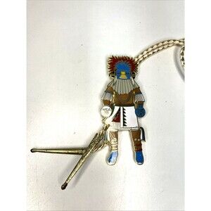 Bolo Tie Slide Masonic Kachina Dancer WSA 85 Sabbar Tucson AZ Lofersky 1985